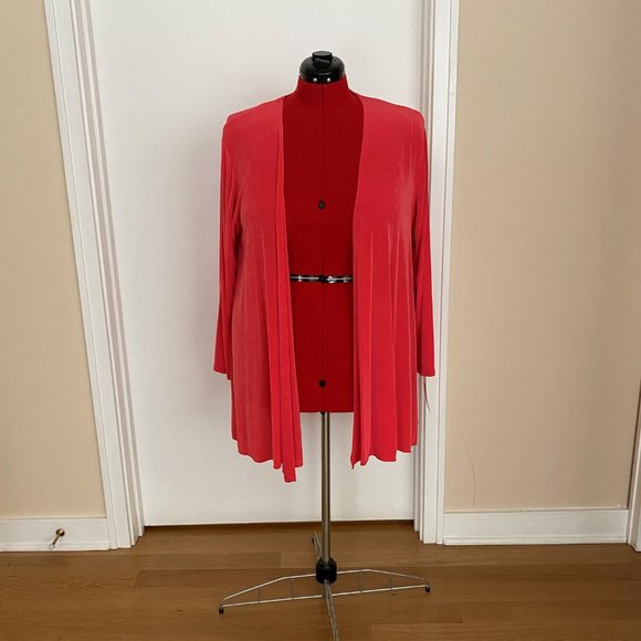Vikki Vi Bright Red Duster 2X - Picture 8 of 8